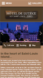 Mobile Screenshot of paris-hotel-lutece.com